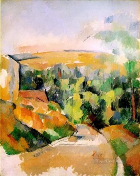 La curva del camino Paul Cezanne Pinturas al óleo